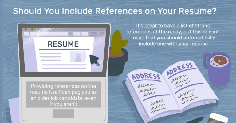 how to put references on a resume